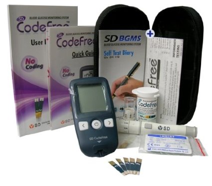 medidor de glucosa en sangre SD codefree